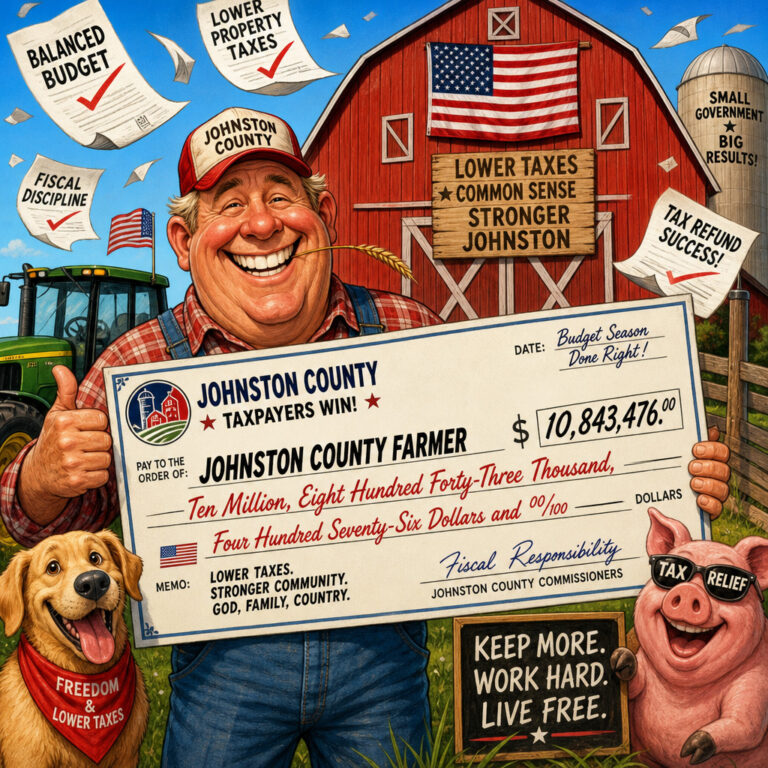 Johnston County Keeps Taxes Steady – Because Why Tax the Hell Out of Hardworking Folks When You Can Actually Budget