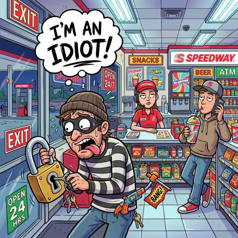 Master Criminal Locks the Door, Kidnaps a GPS, and Drives in Circles