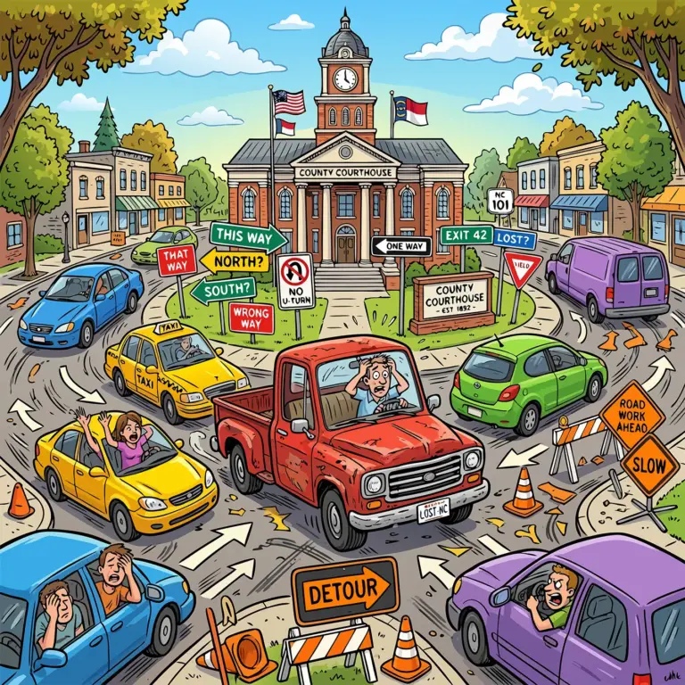 NCDOT Turns Smithfield Downtown Into Real Life Traffic Tetris